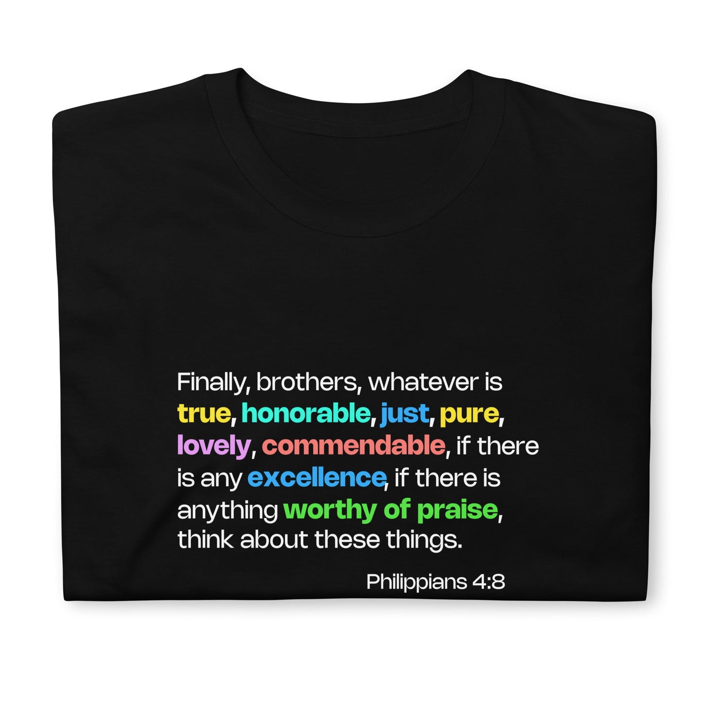 Philippians 4:8-Premium T-Shirt