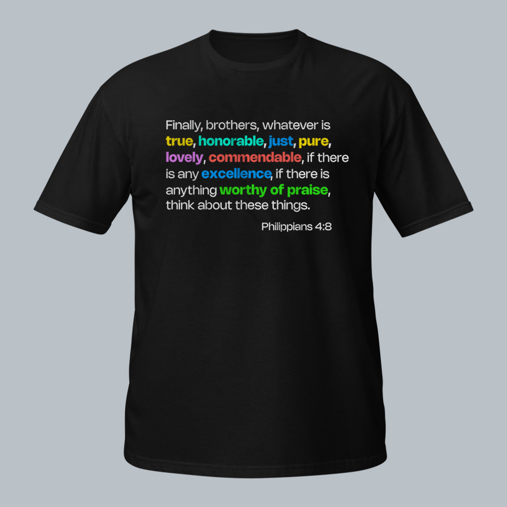 Philippians 4:8-Premium T-Shirt