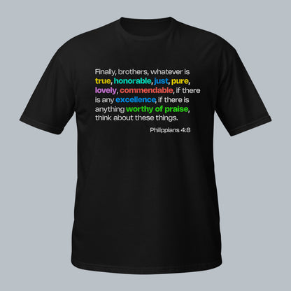 Philippians 4:8-Premium T-Shirt