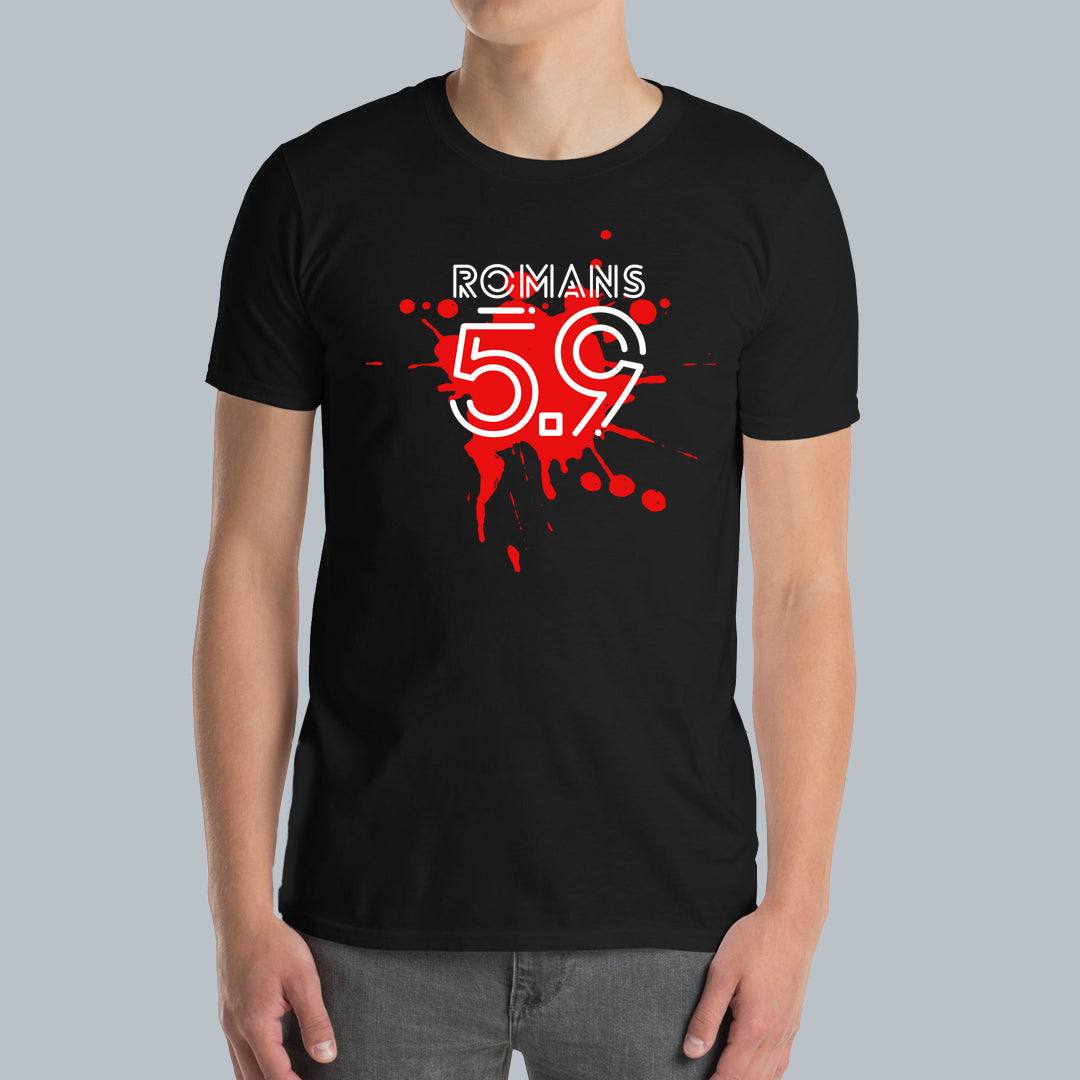 Romans 5:9-Premium T-Shirt
