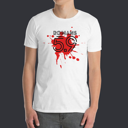 Romans 5:9-Premium T-Shirt