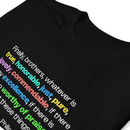 Philippians 4:8-Premium T-Shirt
